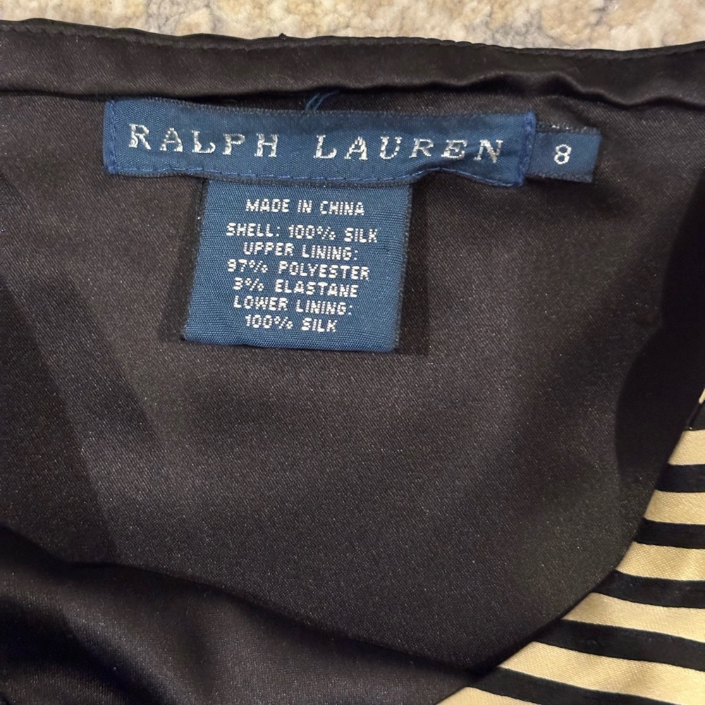 Ralph Lauren Blue Label Silk Maxi Evening Gown - Picture 9 of 12